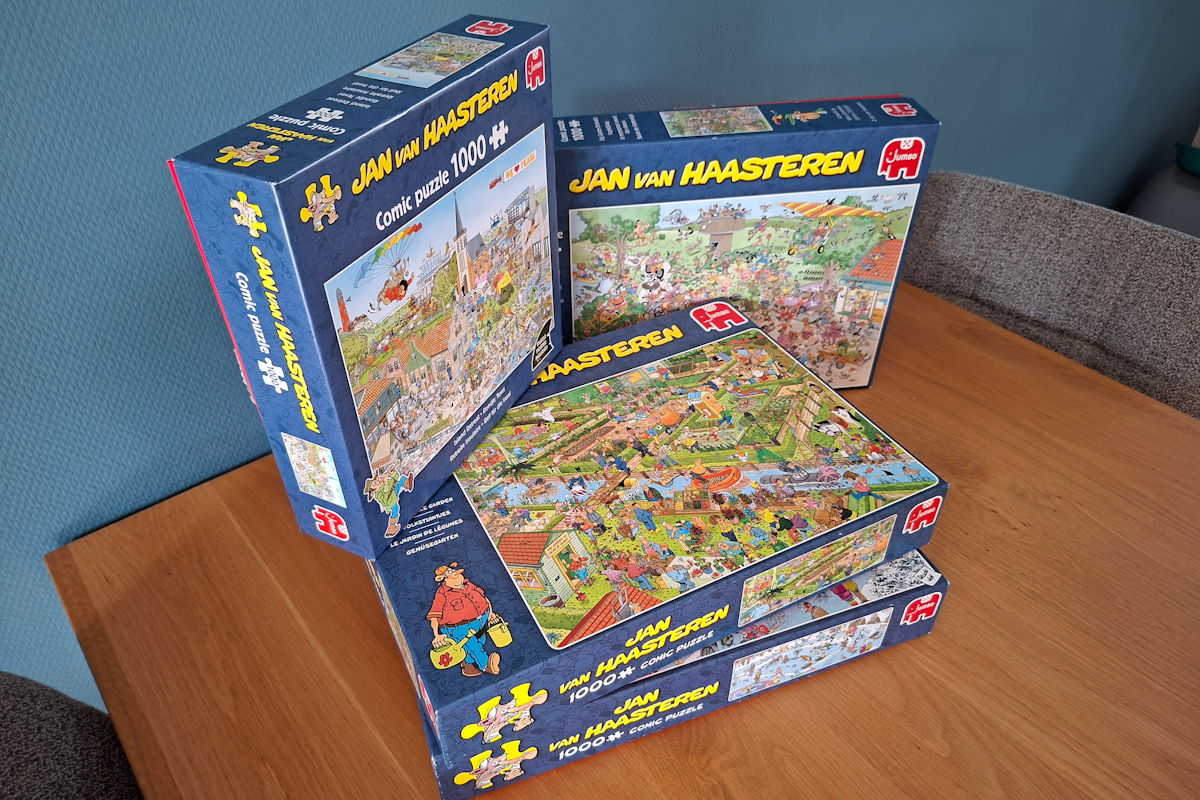 Top vijf makkelijkste Jan van Haasteren puzzels om samen te maken