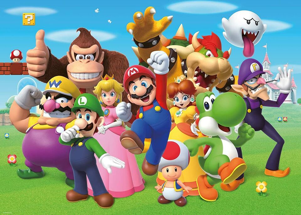 Afbeelding van de puzzel Super Mario van Ravensburger, 1000 stukjes